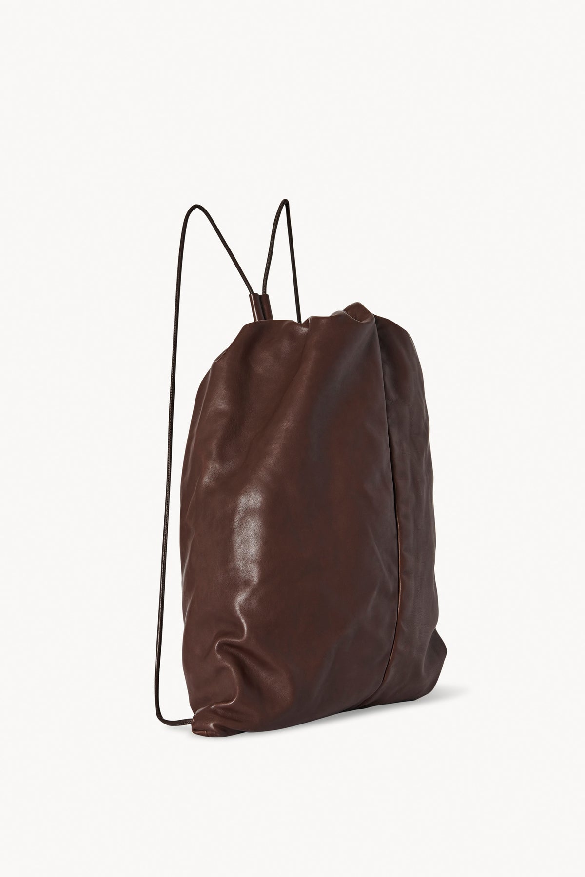 Puffy Backpack in Leather
