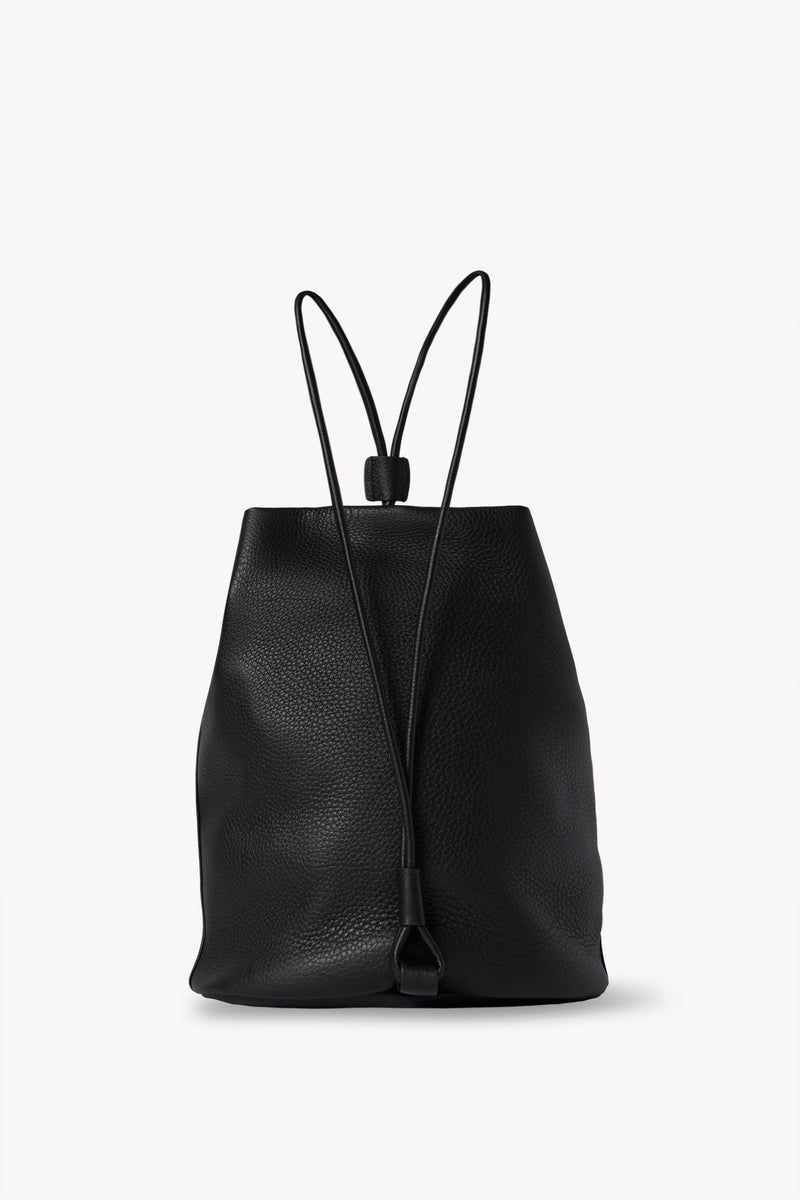 black leather backpack string Joe Backpack Black – The Row