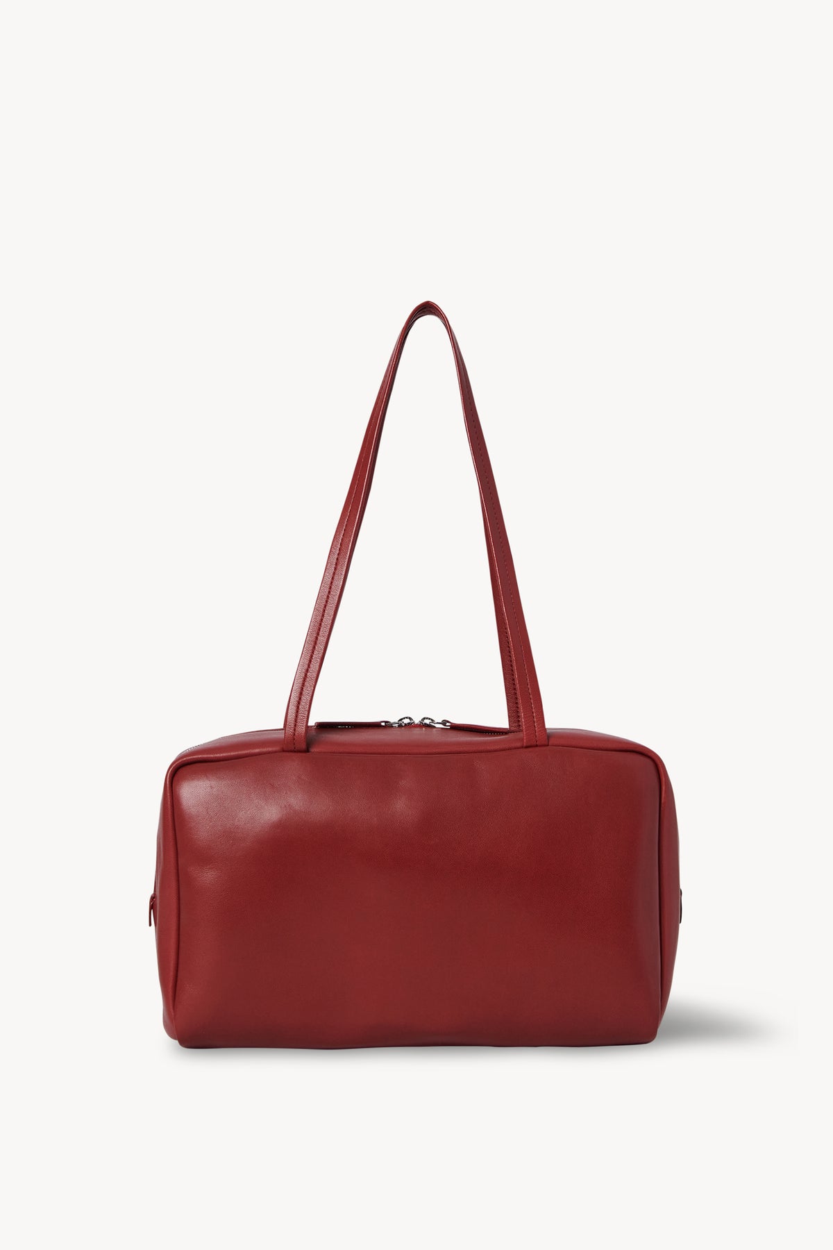 Astra Bowling Bag Red in Leather – The Row
