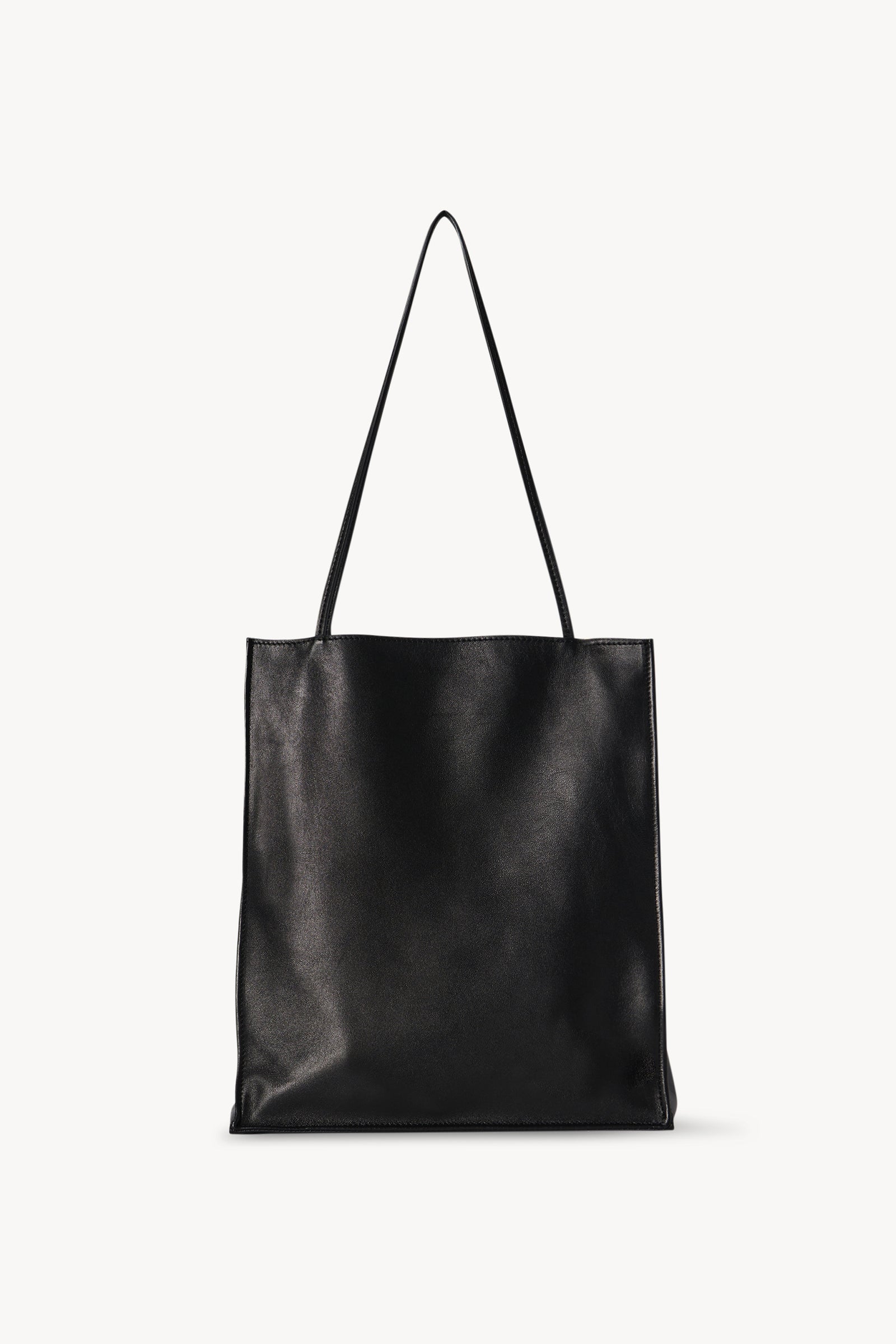 Large To Go Tote レザー製のバッグ ブラック – The Row