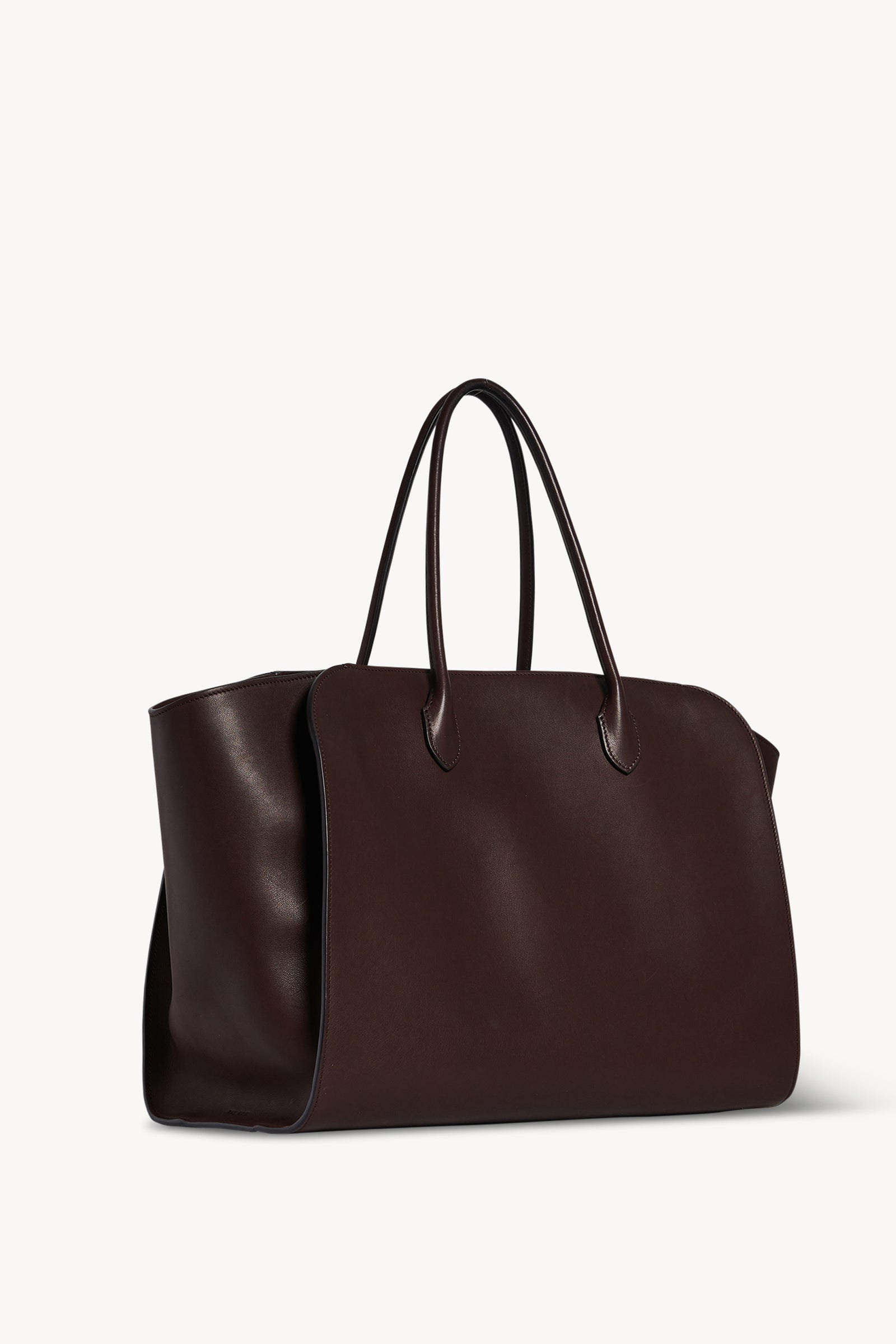 【THE ROW】Gray Marlo Leather Tote Marlo leather tote bag in grey - The Row | Mytheresa