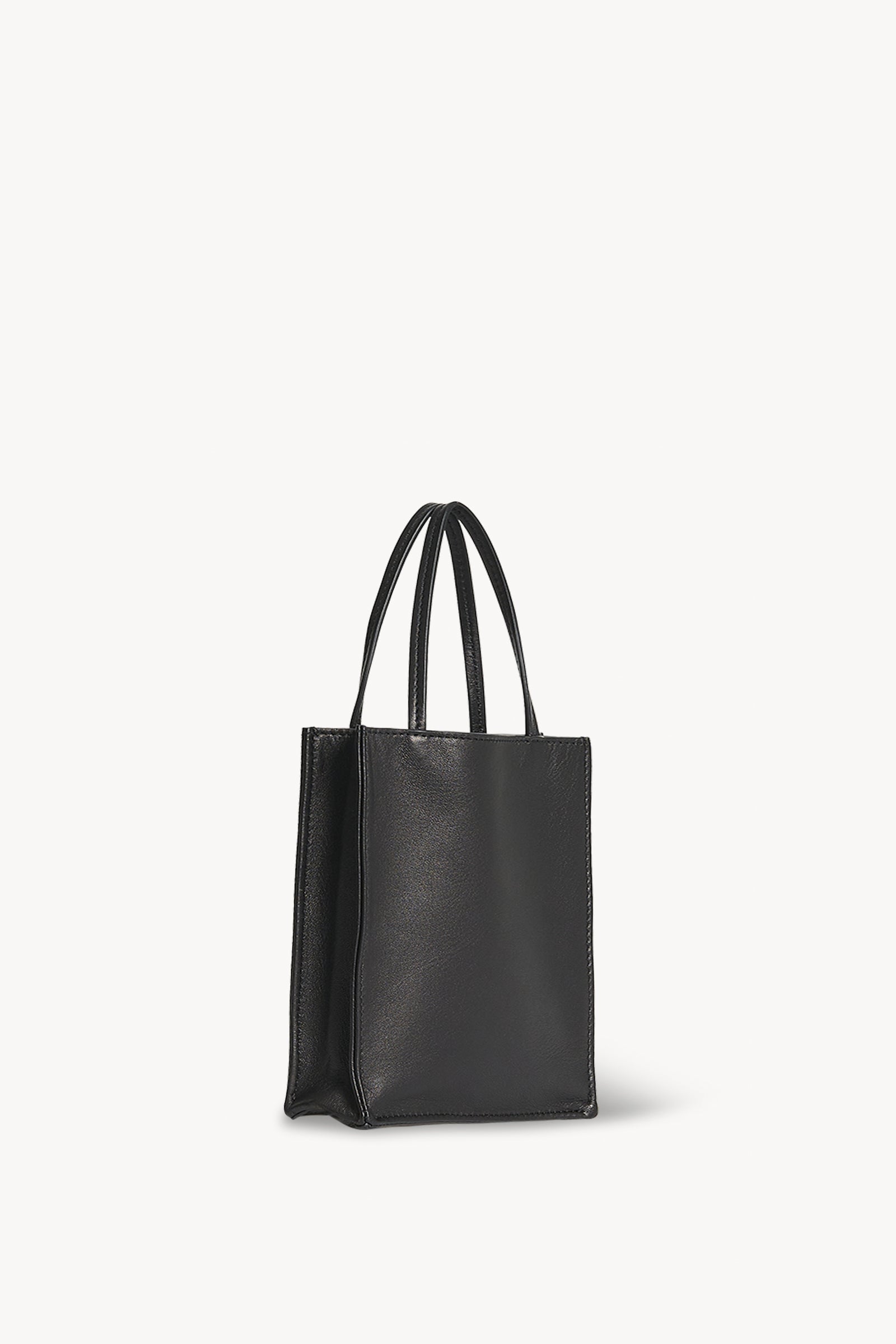 Small N/S Park Tote Bag Black in Leather – The Row