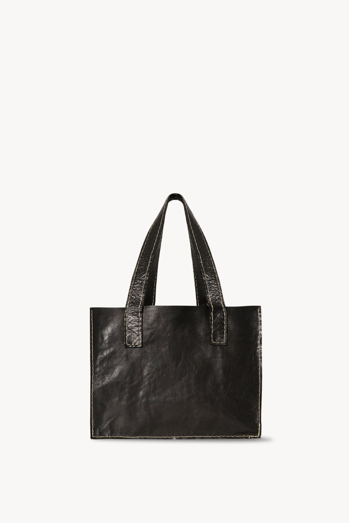 Maya EW Tote Bag Brown in Leather – The Row