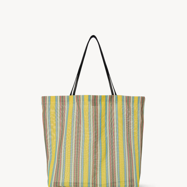 トートバッグ THE ROW BROWN MESH BARN SHOPPING BAG Barn Tote Bag Tan in Mesh – The Row