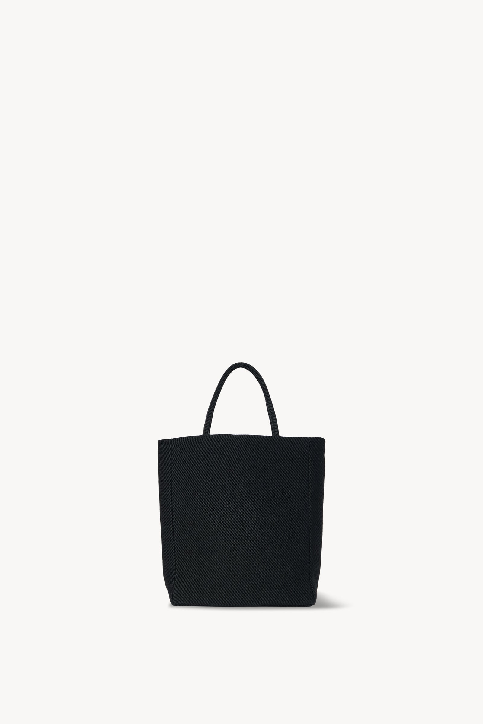 Cecily Mini Tote Bag Black in Cotton Canvas – The Row