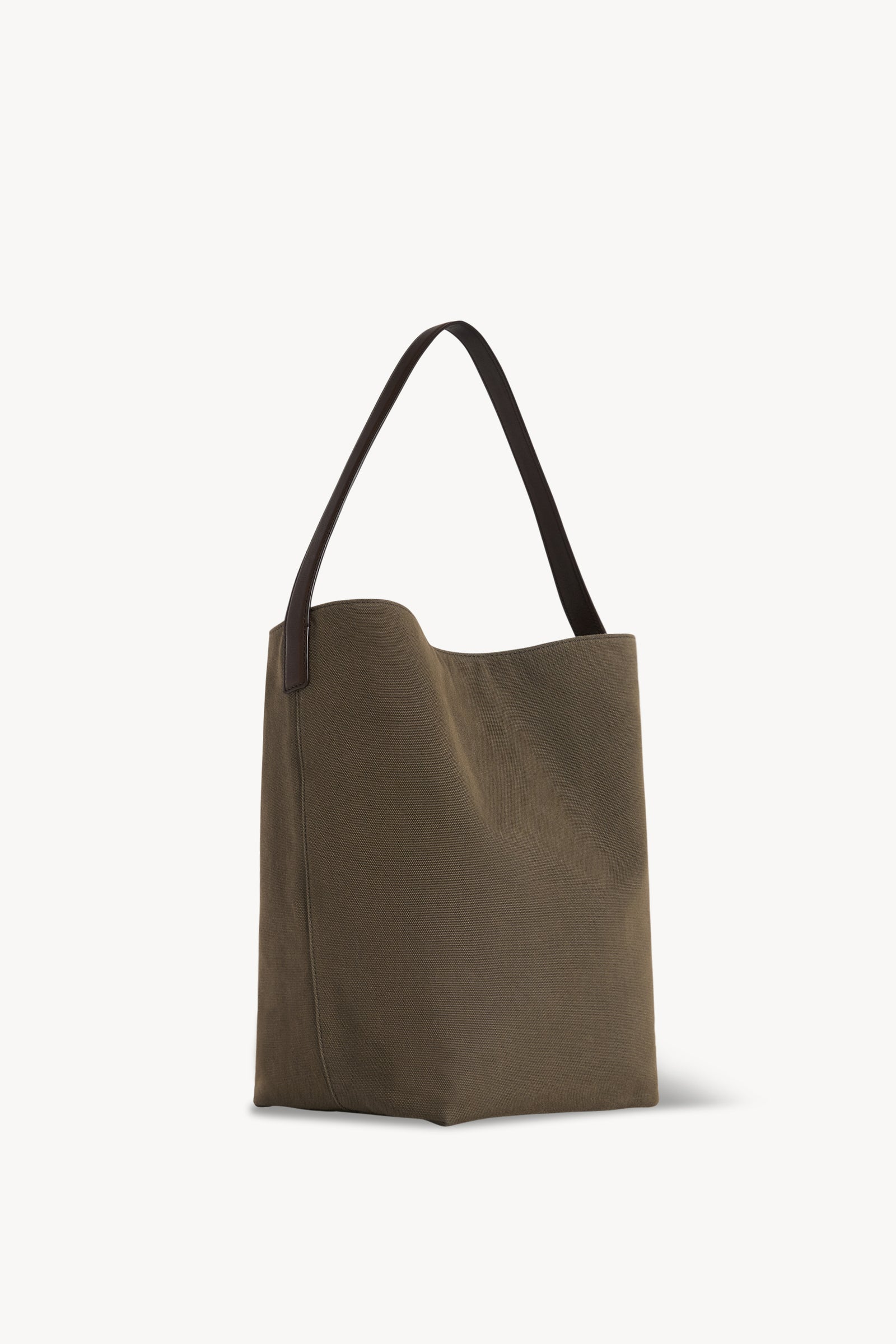 Medium N/S Park Tote Bag Black in Cotton Canvas – The Row