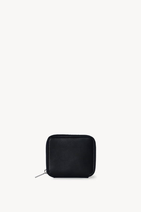 Multi Zipped Wallet Black – The Row