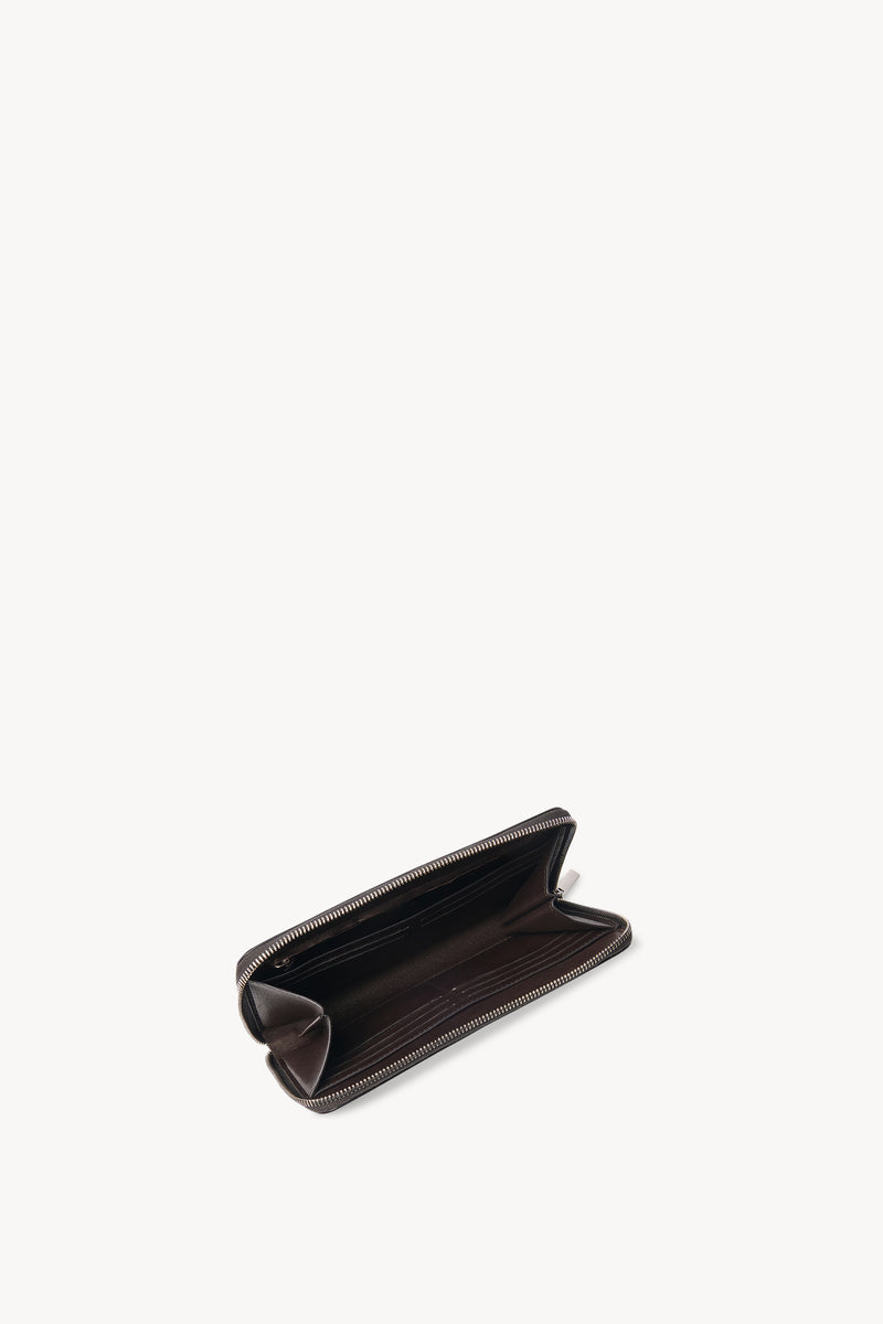 Large Zip Wallet in Leather