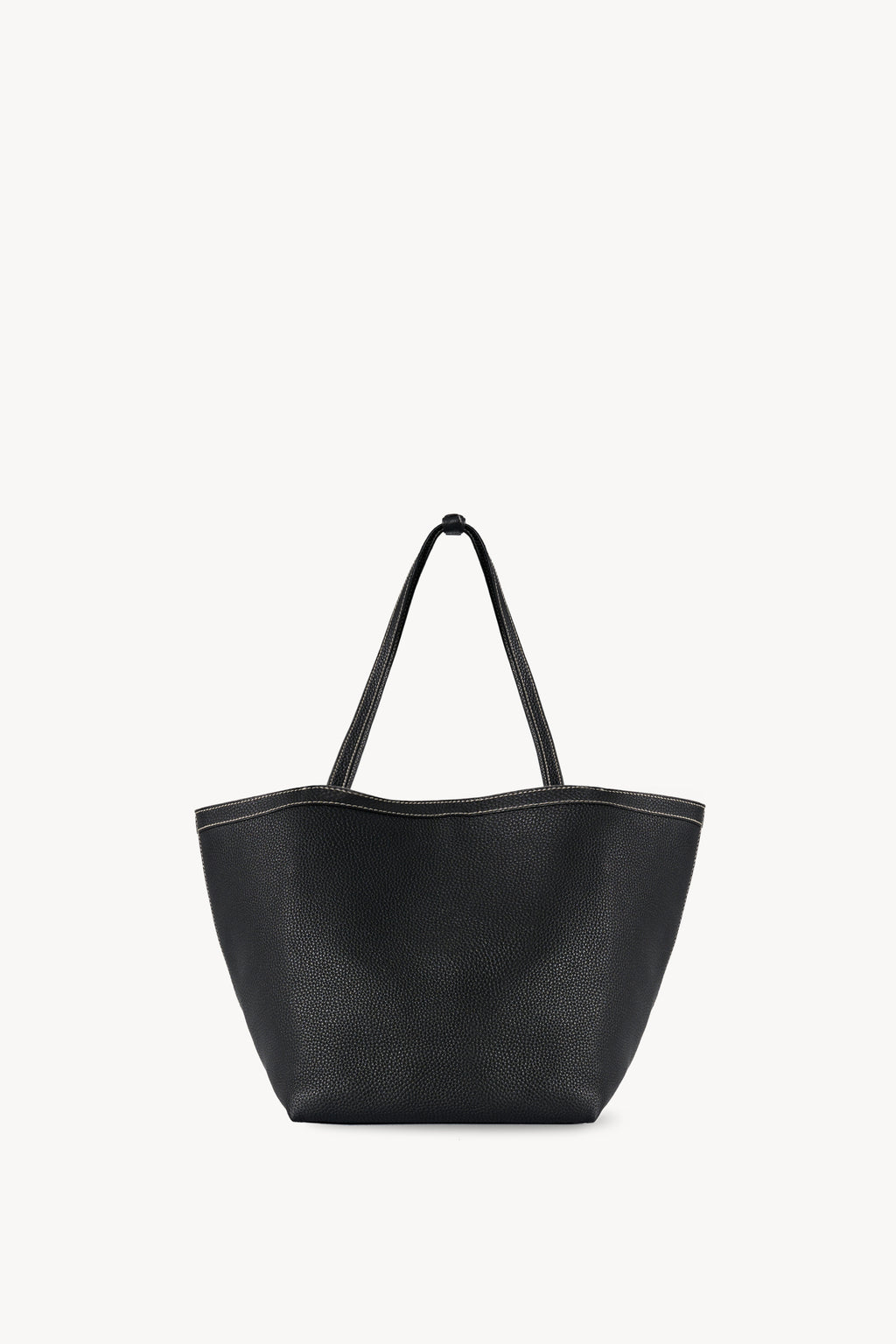 Park Tote Three Stitch Bag Black in Leather – The Row