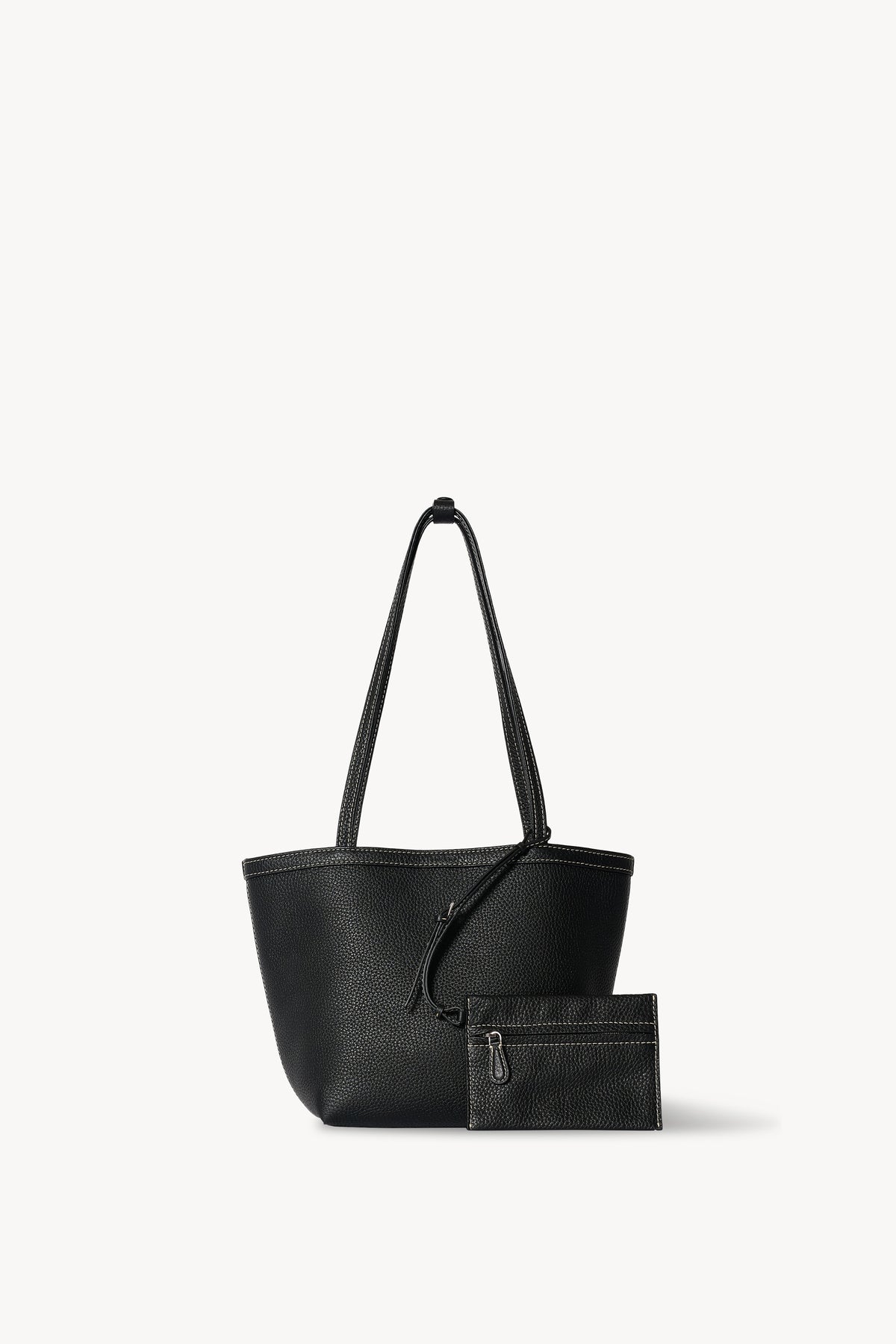 Medium Park Tote Stitch レザーバッグ Black – The Row