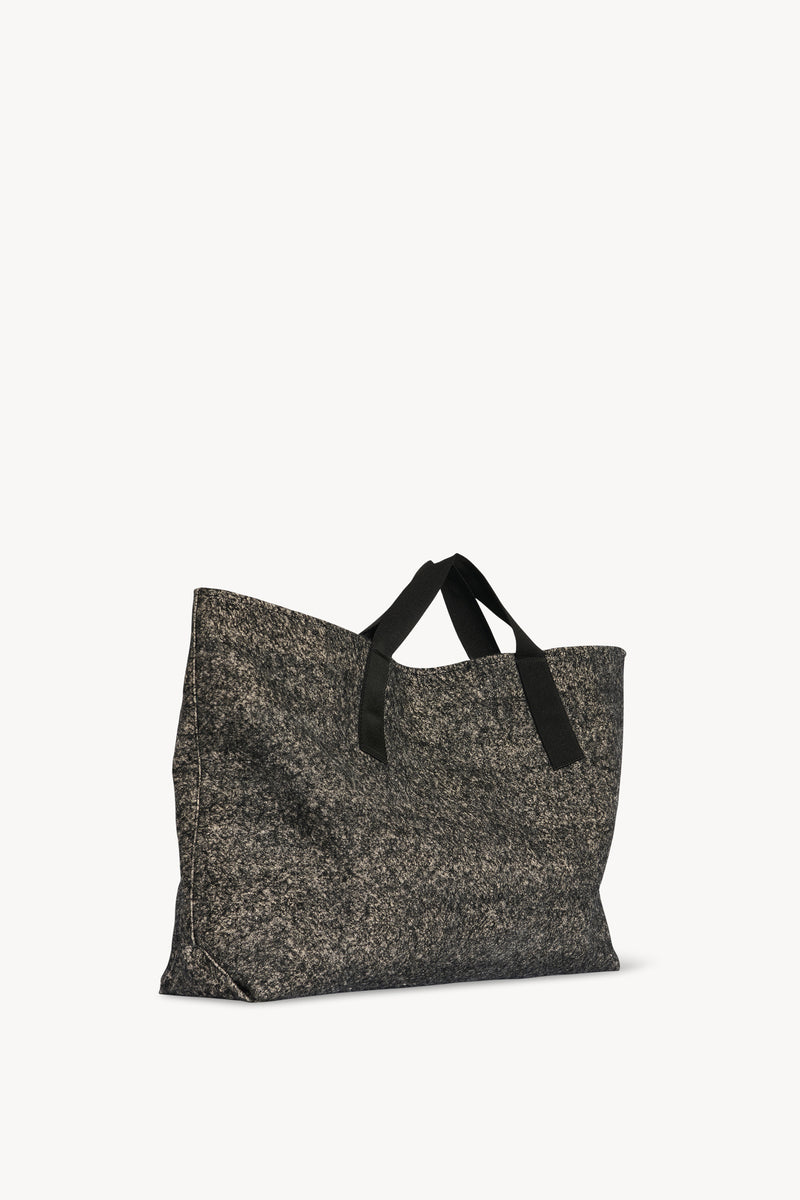 Sac Cabas Floqué XL en Coton et Soie