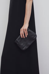 Bourse Clutch Bag in Leather