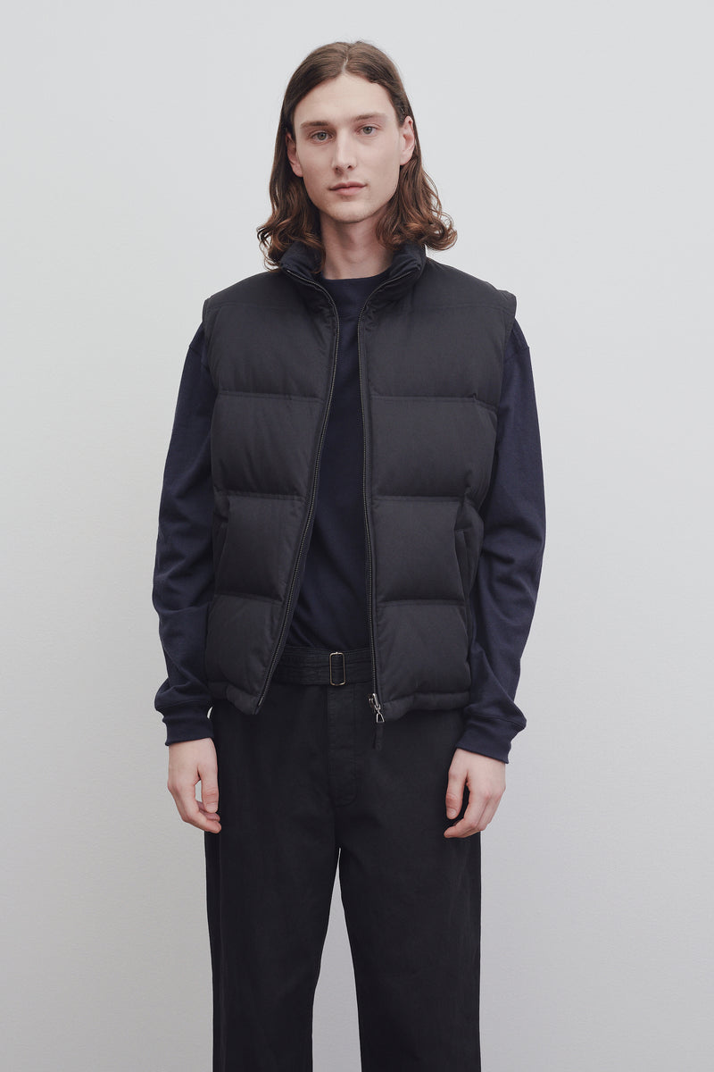 Gettler Vest in Cotton and Cashmere