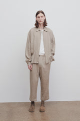 Xander Pant in Linen and Cashmere