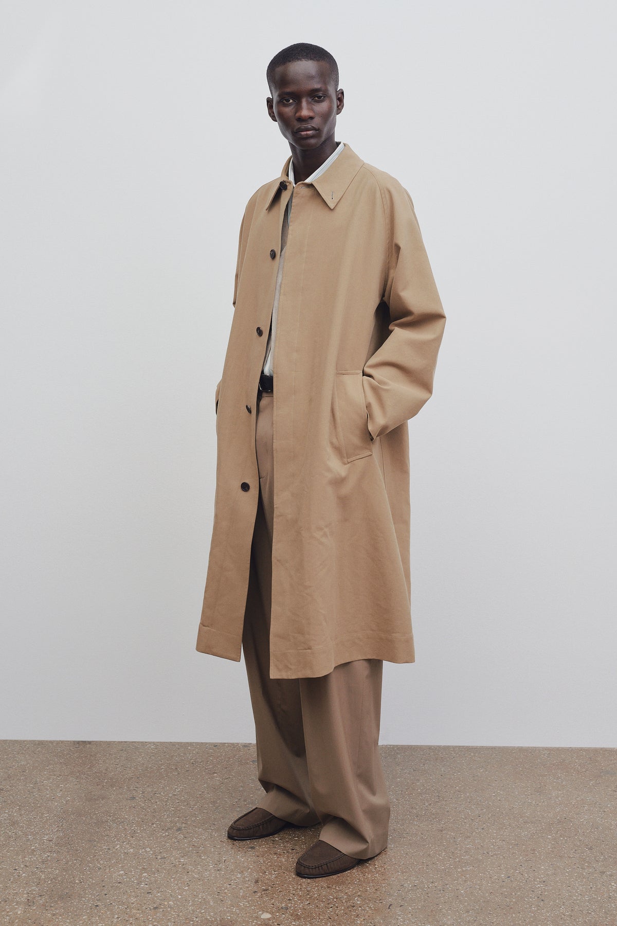 Lewis Coat in Cotton and Silk