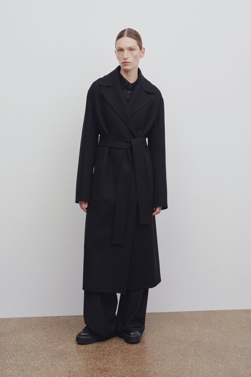 Malika Coat in Wool and Cashmere
