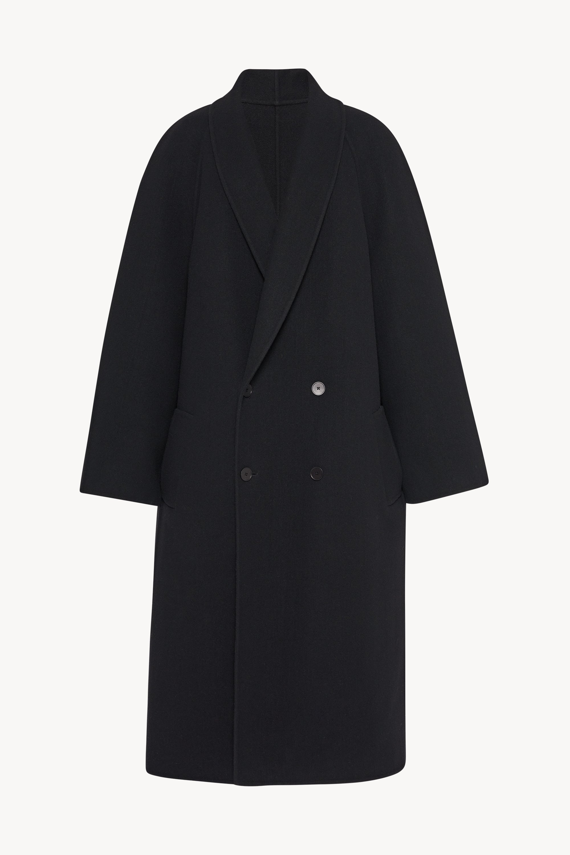 Ferro Coat Black – The Row
