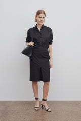 Benson Skirt in Cotton and Cashmere