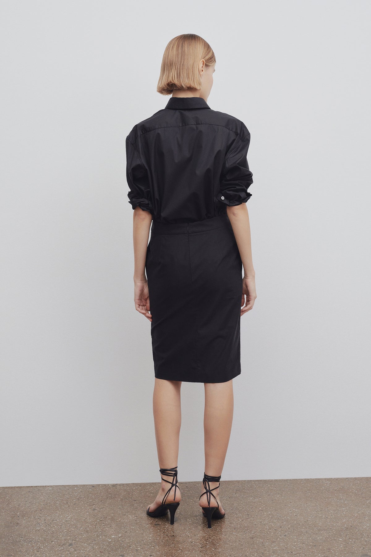 Benson Skirt in Cotton and Cashmere