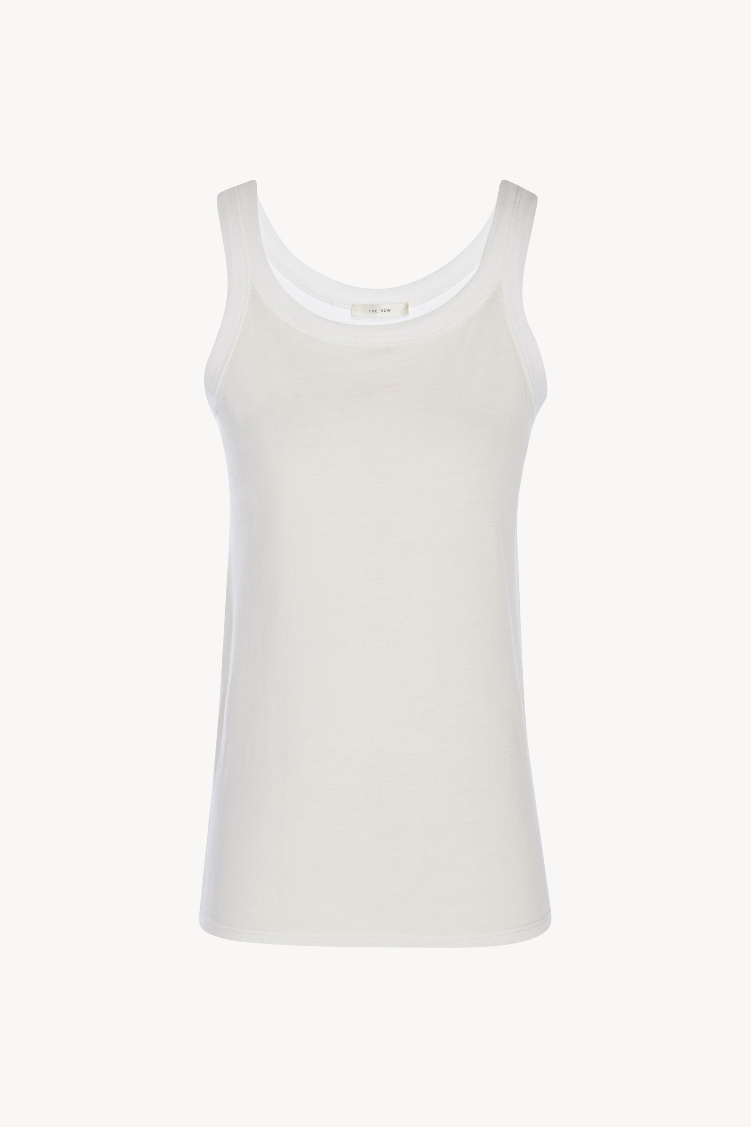 Frankie Top White in Organic Cotton – The Row