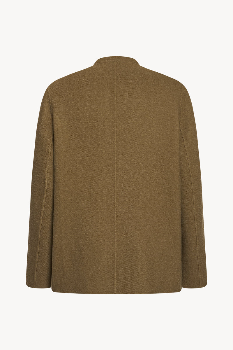 Everett Jacket in Virgin Wool and Linen