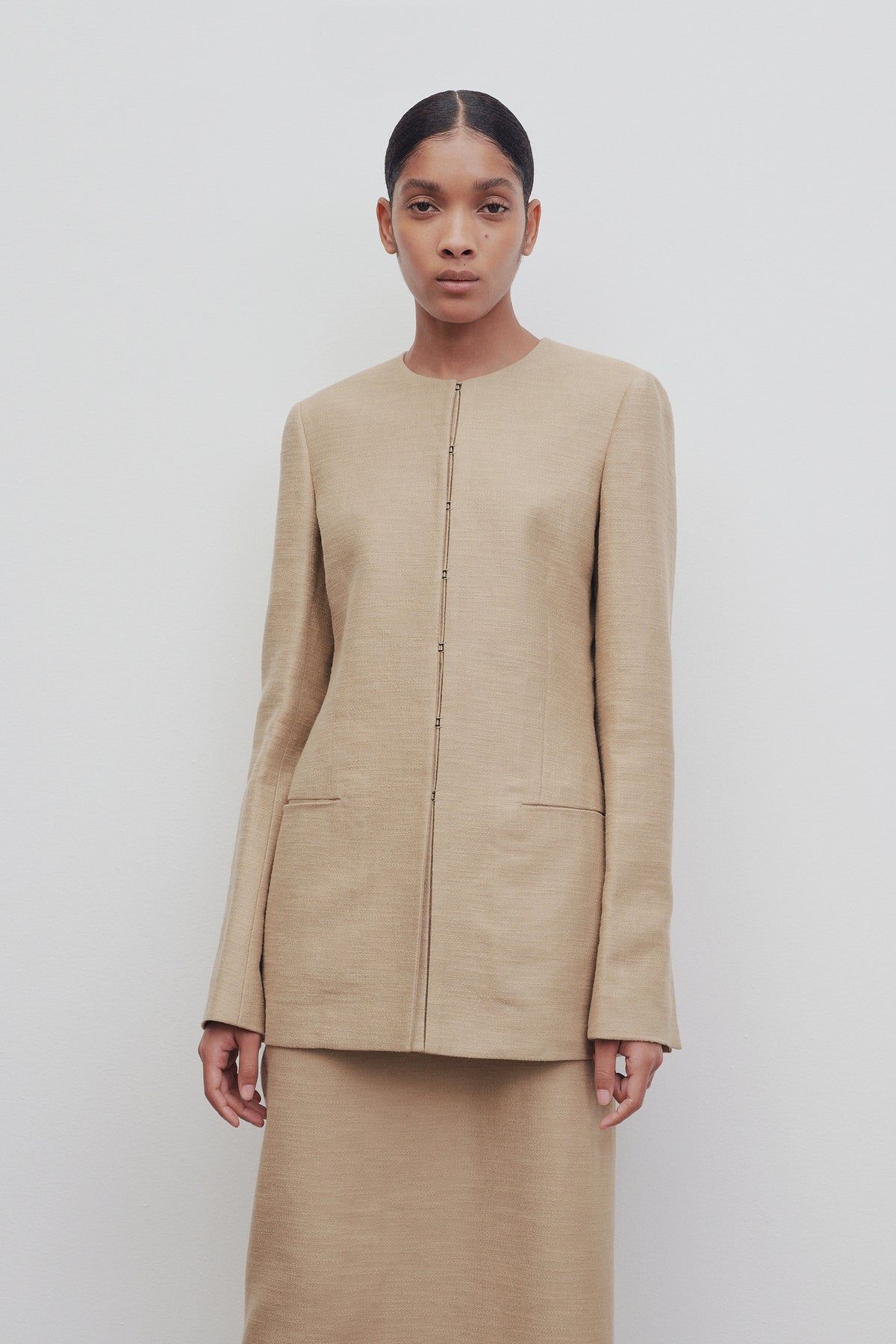Baymon Jacket in Linen and Cotton