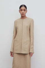 Baymon Jacket in Linen and Cotton