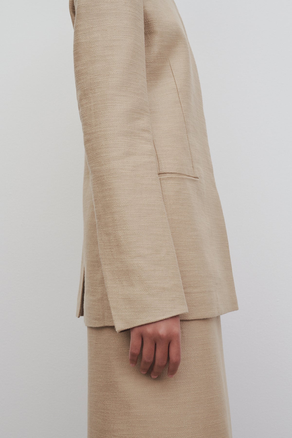 Baymon Jacket in Linen and Cotton