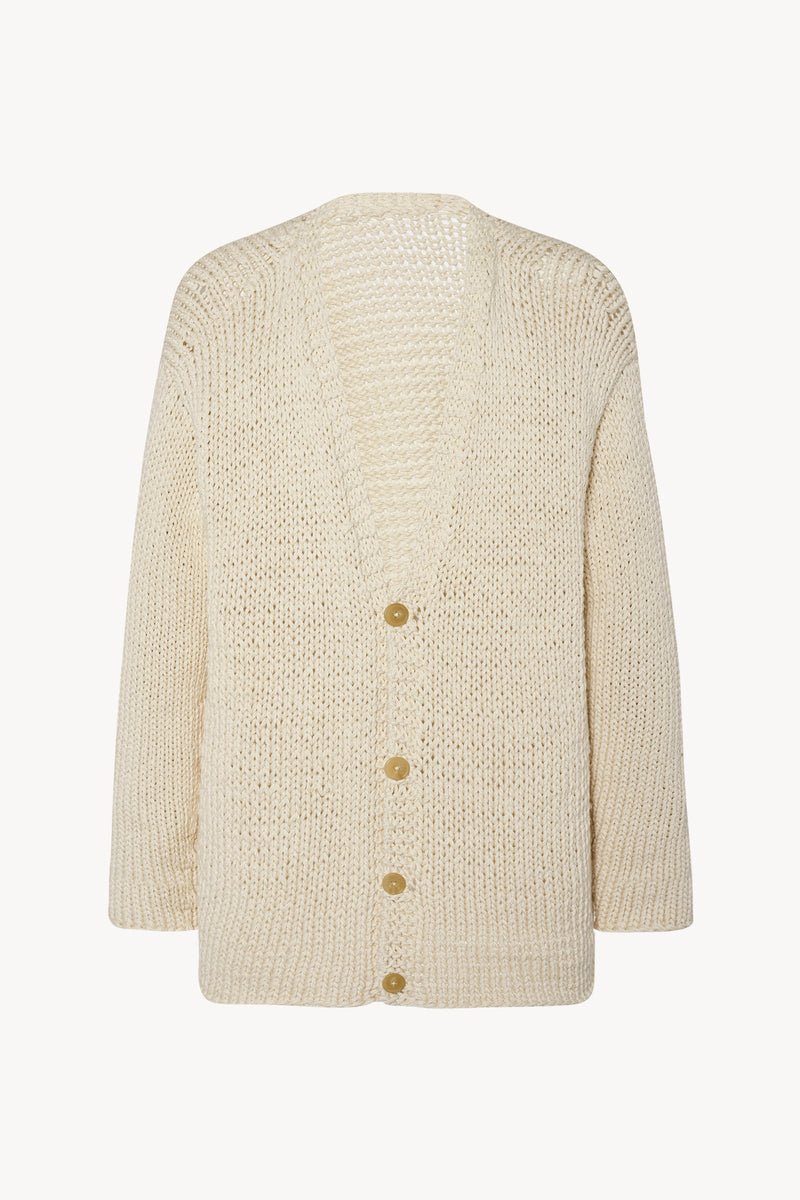 Zaydi Cardigan in Cotton and Silk