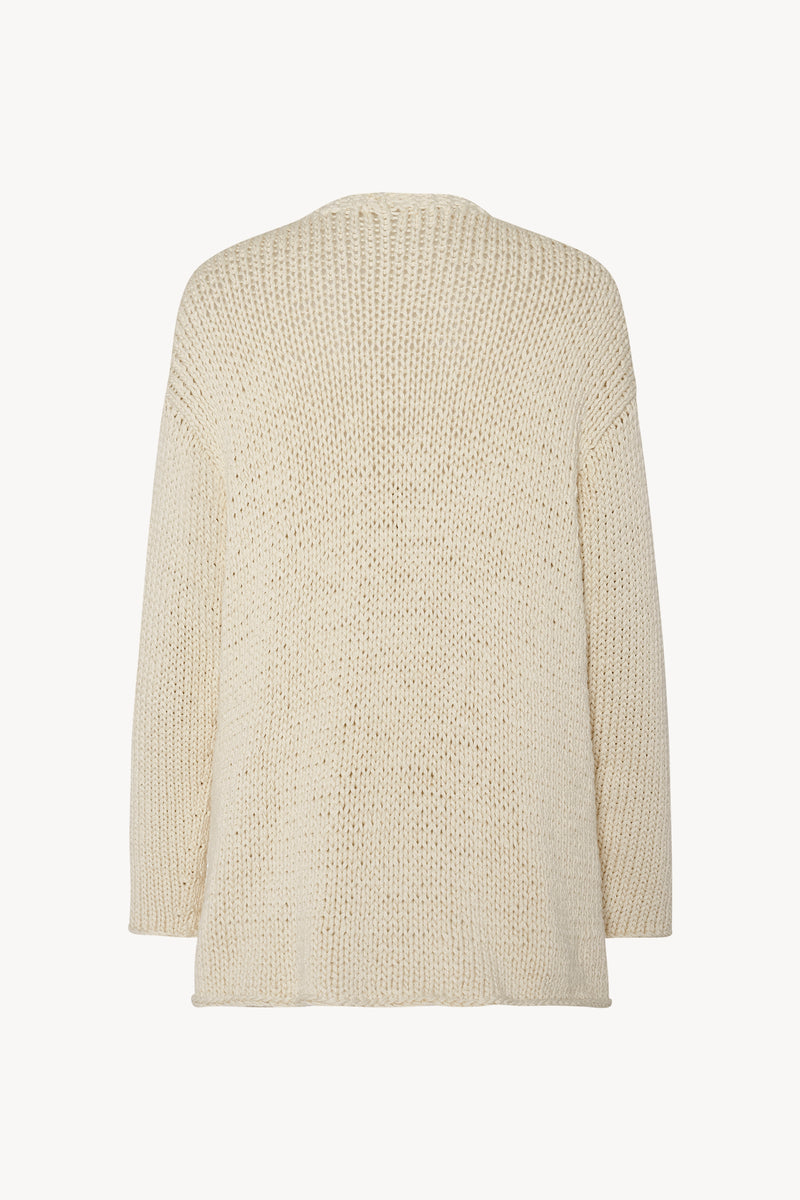 Zaydi Cardigan in Cotton and Silk