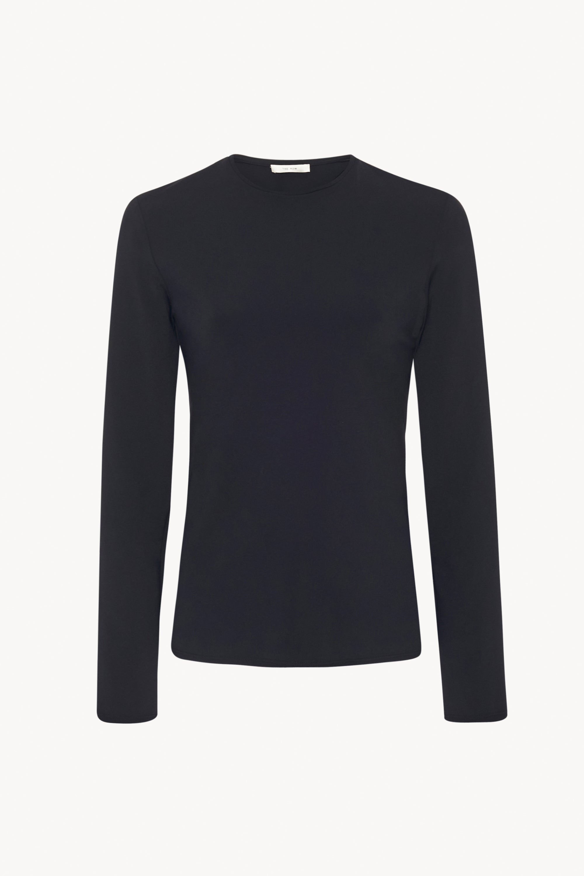 Sherman Top Black in Cotton – The Row