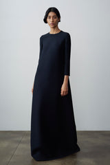 Stefos Dress in Wool and Silk