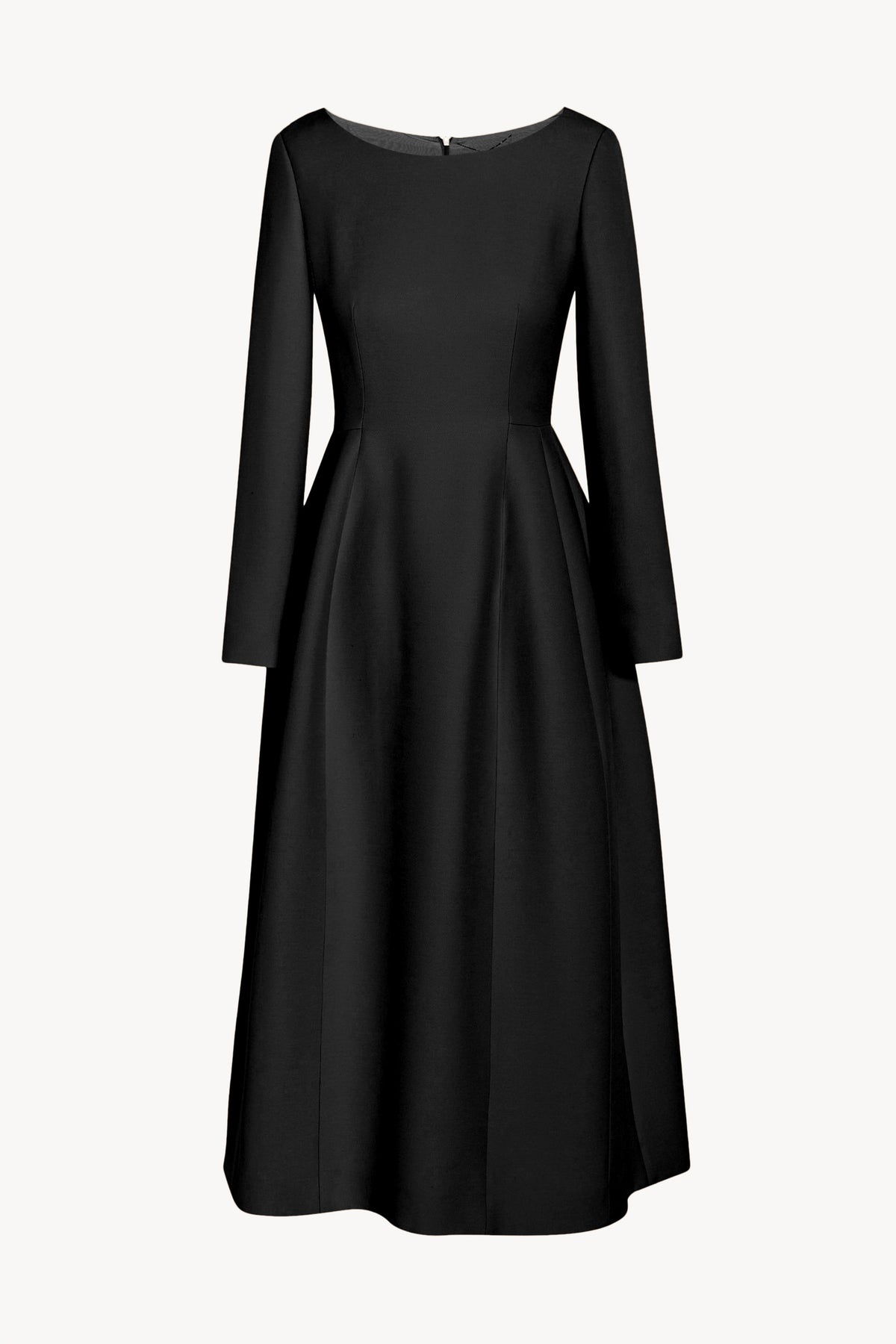 Lilibet Dress in Wool and Silk