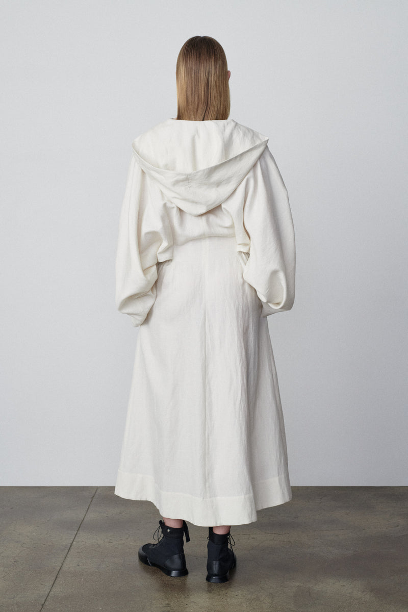 Cynthia Dress in Silk and Linen