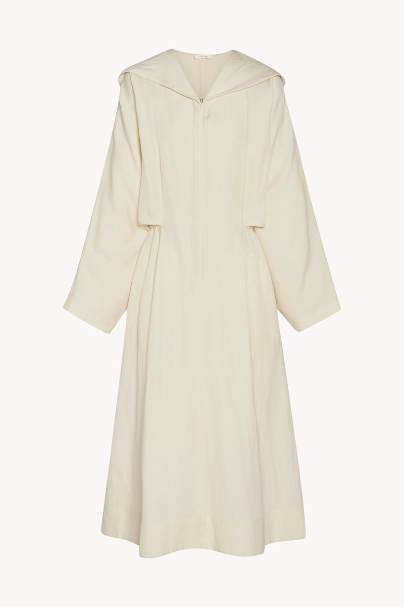 Cynthia Dress in Silk and Linen
