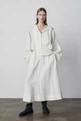 Cynthia Dress in Silk and Linen