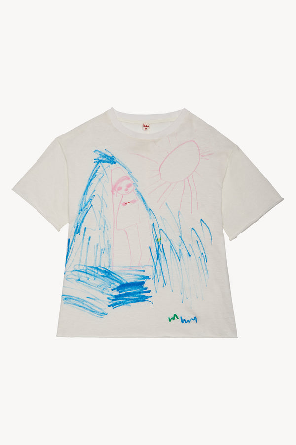 Alasdair on the Beach in Organic Cotton