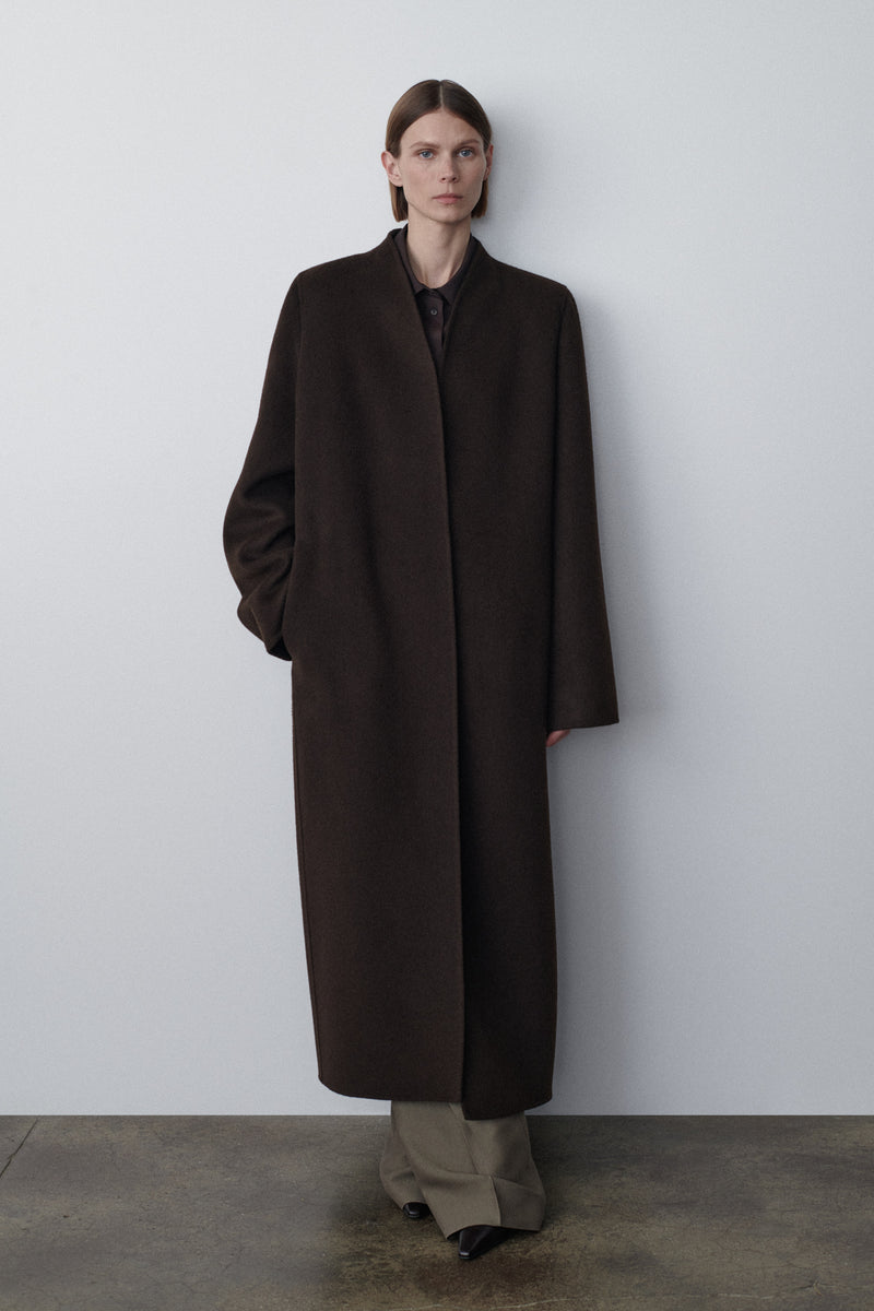 Ceren Coat in Virgin Wool and Cashmere