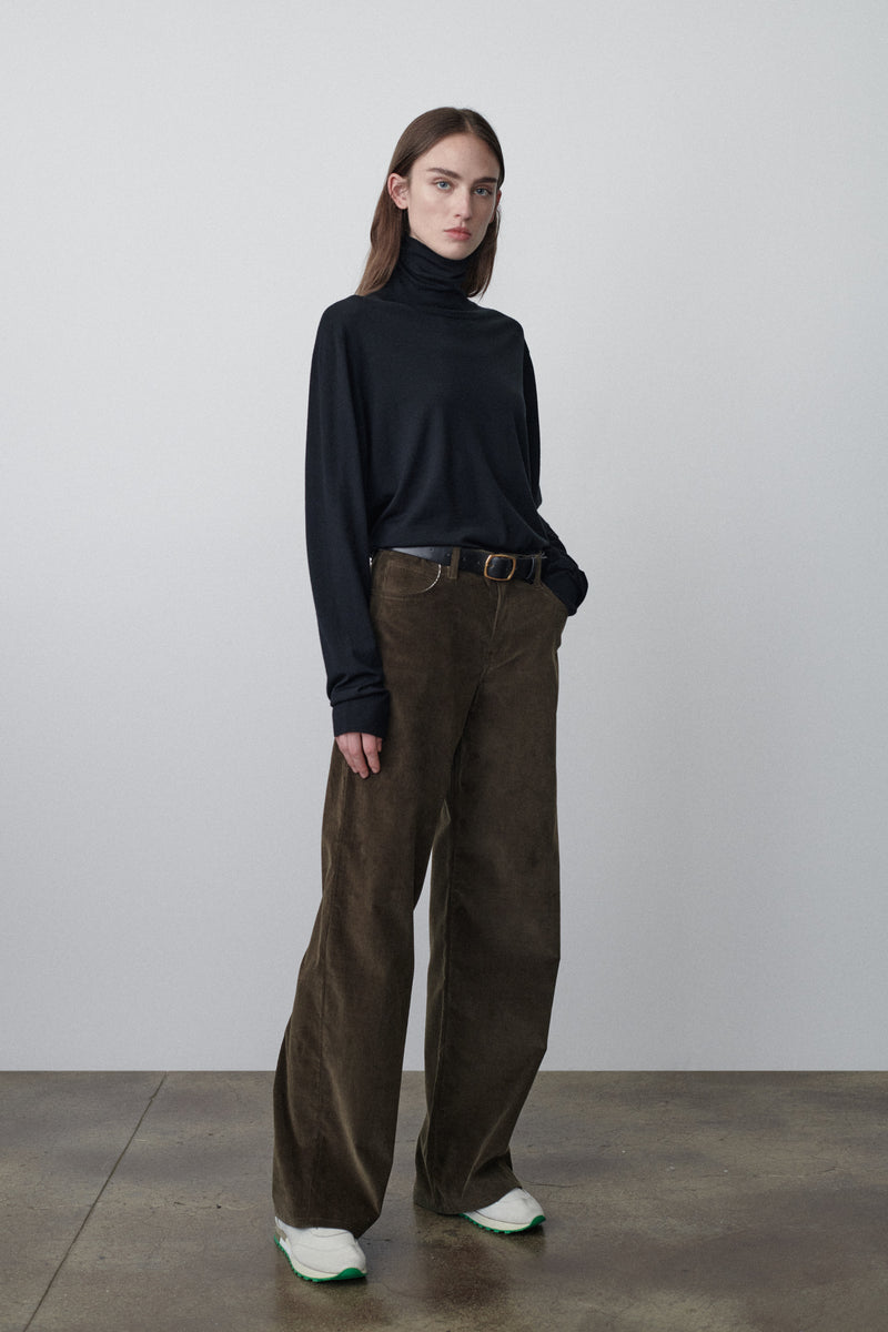 Eglitta Pant in Cotton and Cashmere