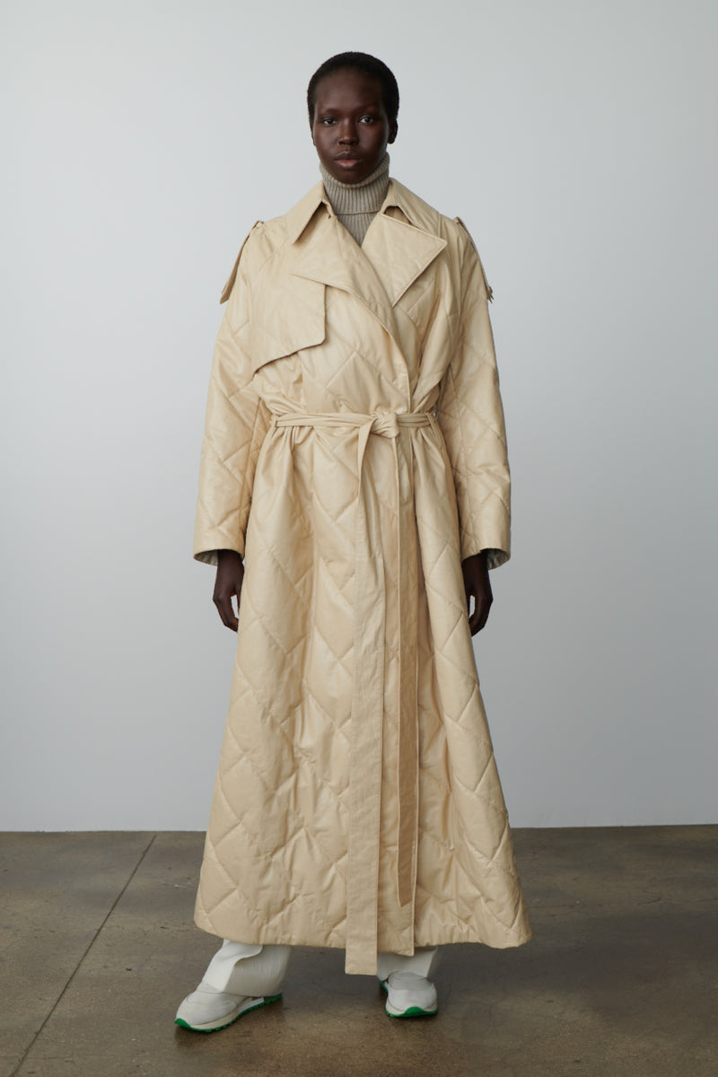 Agathon Coat in Leather