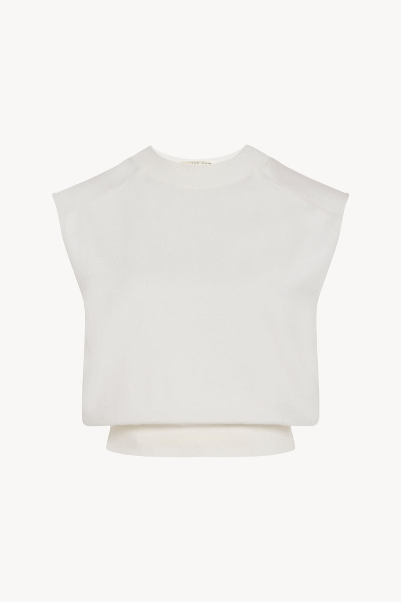 Flavia Top in Wool and Silk
