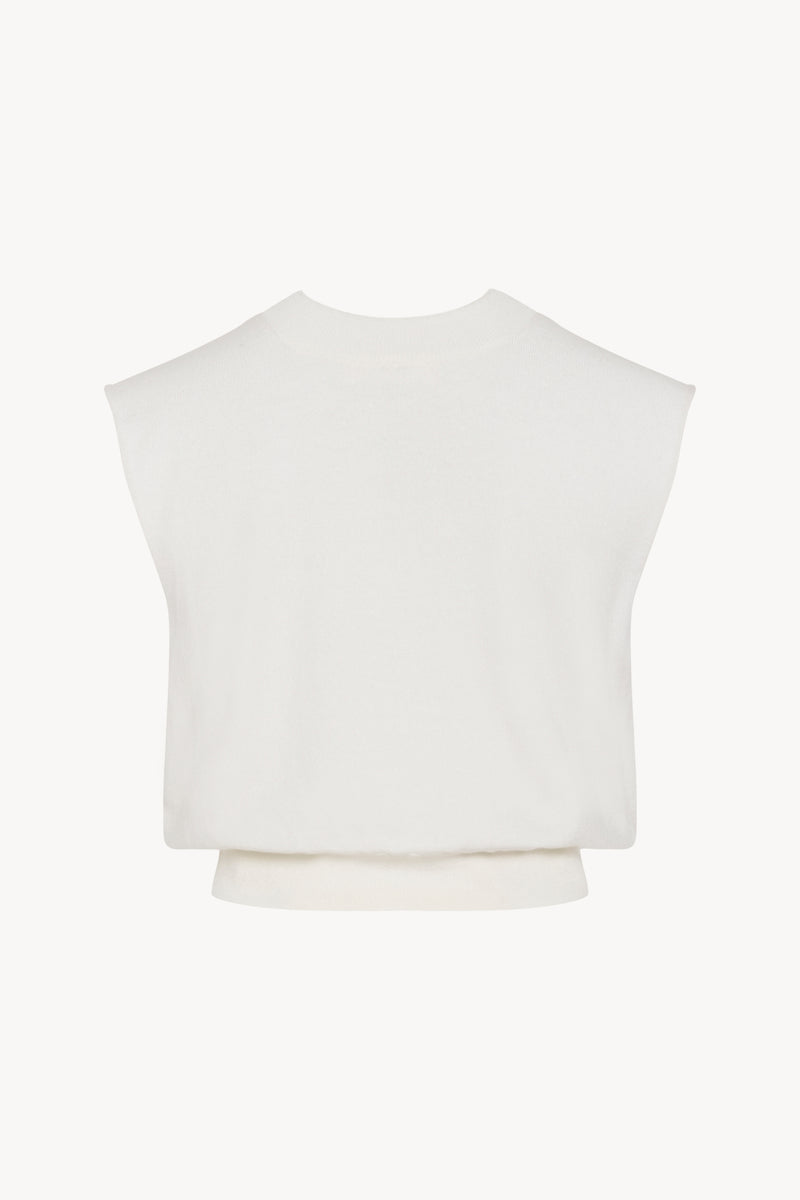 Flavia Top in Wool and Silk