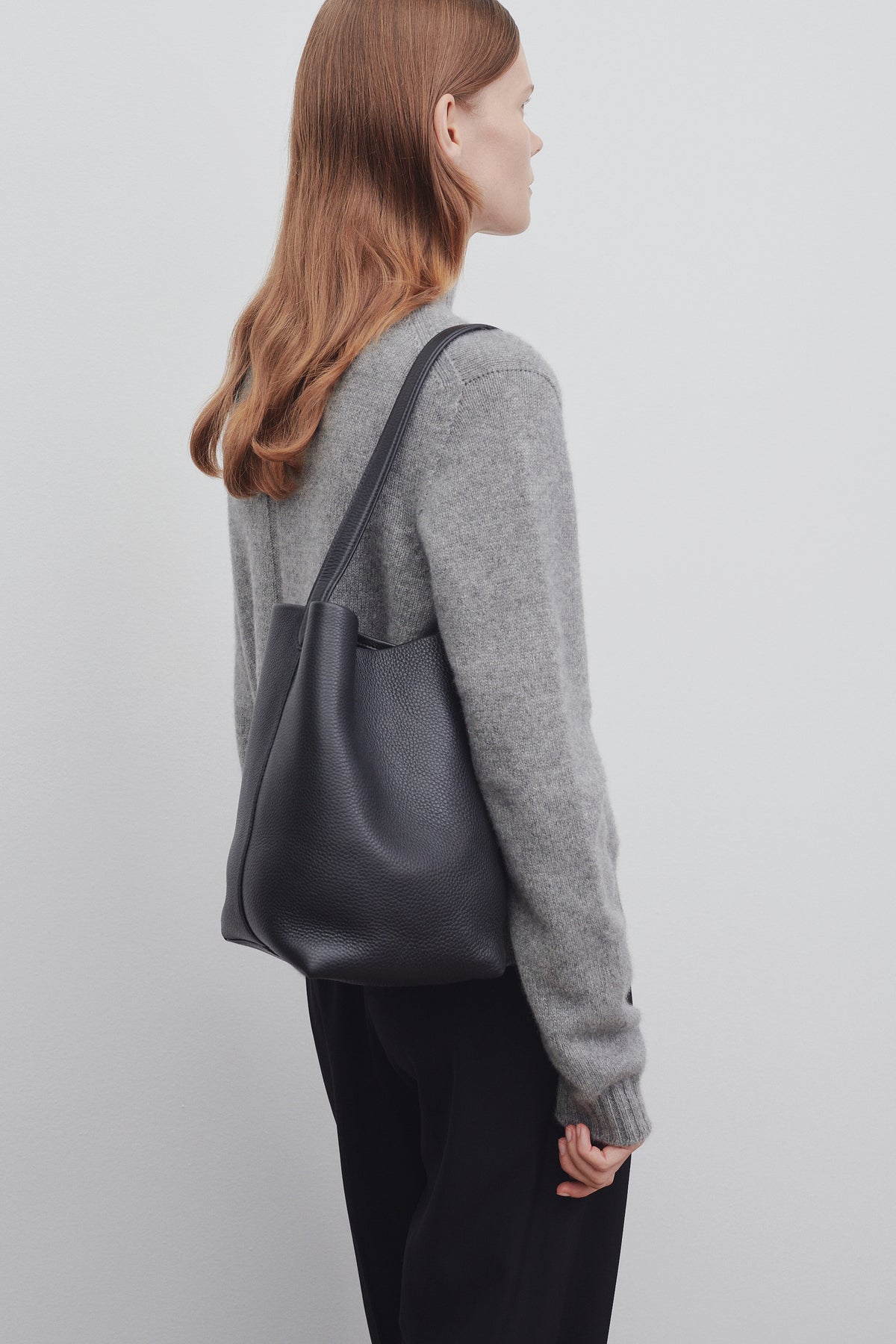 THE ROW Park Leather Shopper Tote Bag