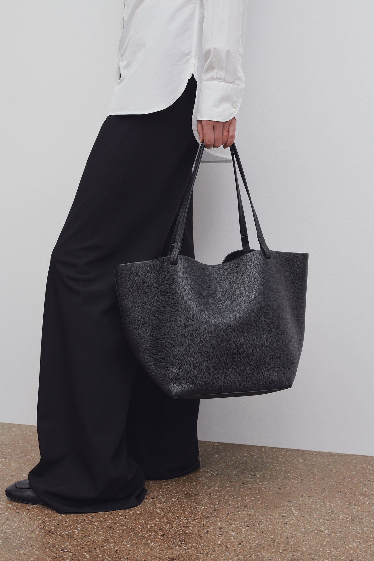 Park Tote Three バッグ レザー Black – The Row