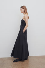 Bima Dress in Polyester and Virgin Wool