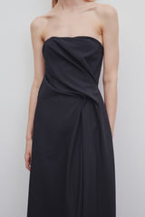 Bima Dress in Polyester and Virgin Wool