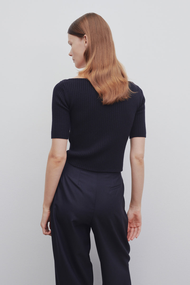 Grais Top in lana vergine