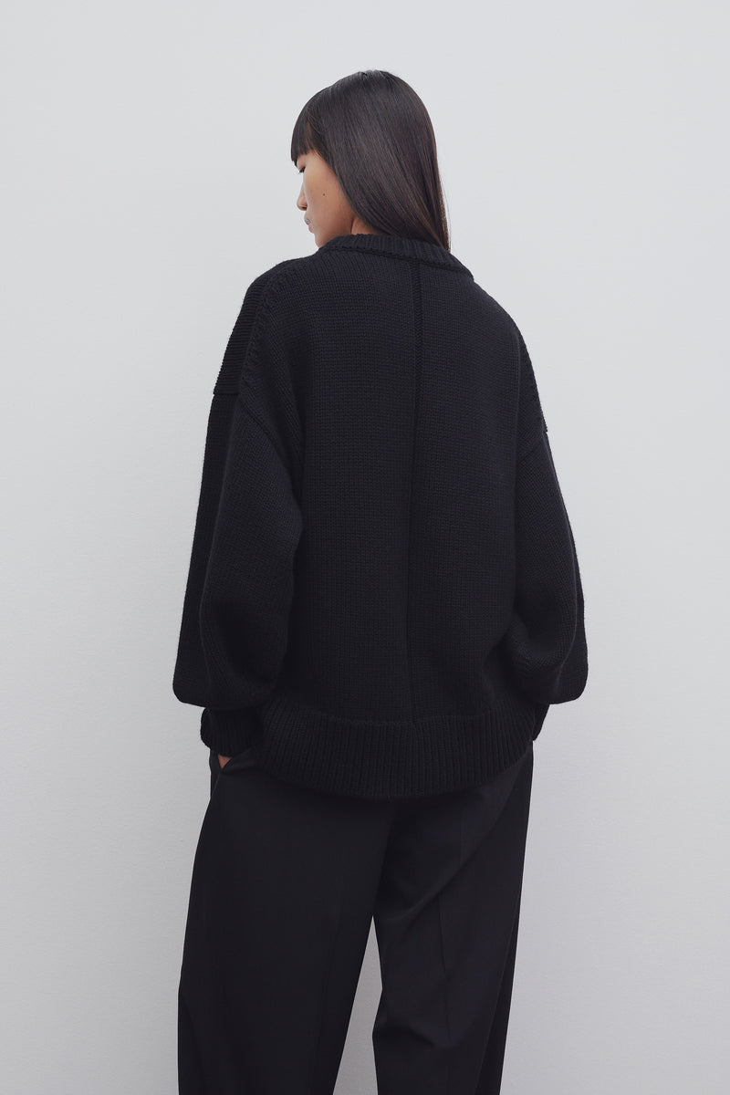 THE ROW Essentials Ophelia oversized wool and cashmere-blend