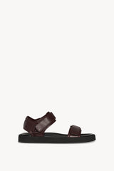 Hook and Loop Sandal in Leather