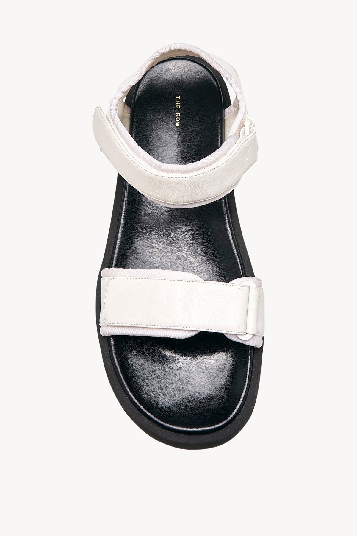 Hook-and-Loop Sandal in Leather